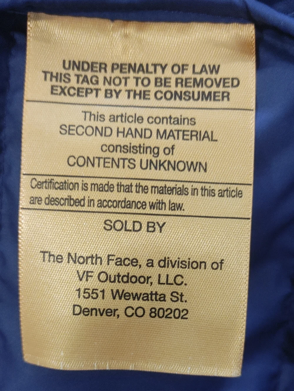 The North Face padded zipped gilet vest Men's Size xLarge